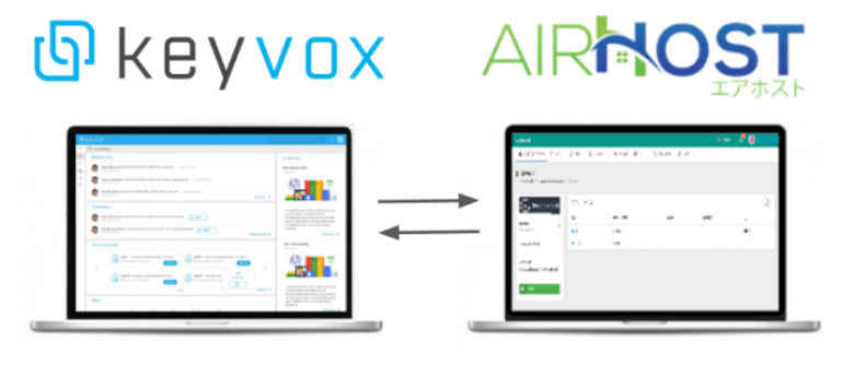 KEYVOXとエアホスト社が提供するAirHost PMSとのAPI連携を発表